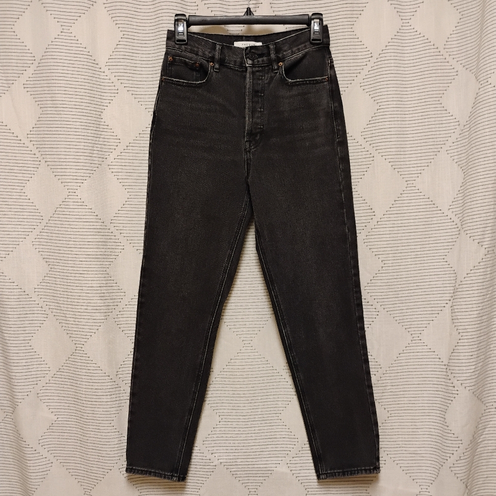 Pac Sun Black Denim Ultra High Rise Slim Jeans Women's Size 25 100% Cotton